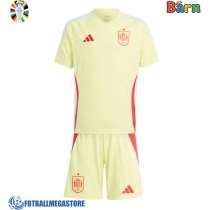 Fotballdrakt Barn Spania Bortedraktsett EM 2024 Kortermet (+ Korte bukser)